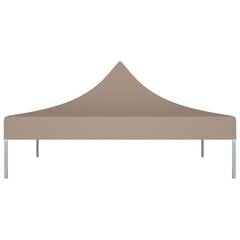 Proginės palapinės stogas, taupe spalvos, 3x3m, 270 g/m² цена и информация | Беседки, навесы, тенты | pigu.lt