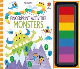 Fingerprint Activities Monsters kaina ir informacija | Knygos mažiesiems | pigu.lt