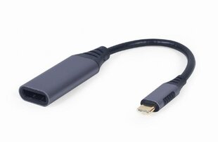 Адаптер USB C - DisplayPort GEMBIRD A-USB3C-DPF-01 цена и информация | Адаптеры, USB-разветвители | pigu.lt