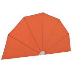 Sulankstoma šoninė terasos markizė, 160 cm, oranžinė цена и информация | Зонты, маркизы, стойки | pigu.lt