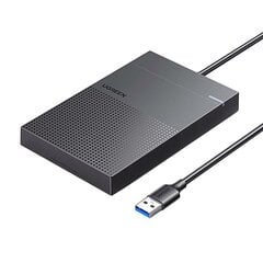 2.5" External HDD/SSD enclosure UGREEN CM471, USB-A 3.2 Gen 1 5Gbps (Black) kaina ir informacija | Adapteriai, USB šakotuvai | pigu.lt