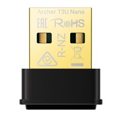 TP-Link Archer T3U Nano kaina ir informacija | Adapteriai, USB šakotuvai | pigu.lt