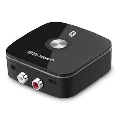 Ugreen CM106 Bluetooth adapteris 2x RCA, 3,5mm, aptX, juodas kaina ir informacija | Adapteriai, USB šakotuvai | pigu.lt