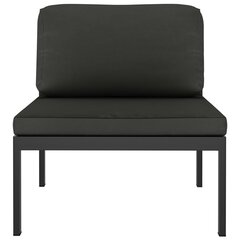 Modulinė vidurinė sofa su pagalvėmis kaina ir informacija | Lauko kėdės, foteliai, pufai | pigu.lt