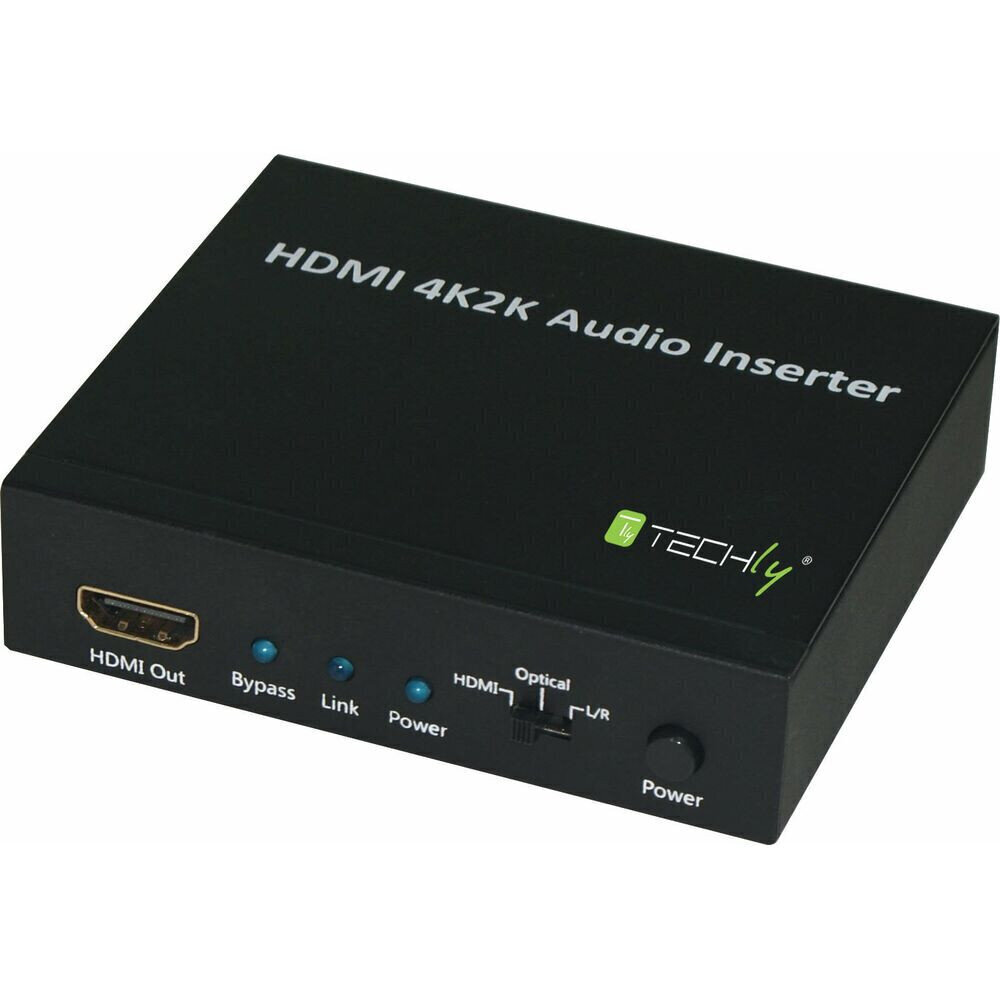 Garso keitiklis Techly HDMI 2K4K audio HDMI/TOSLINK/AUDIO stereo L/R цена и информация | Adapteriai, USB šakotuvai | pigu.lt