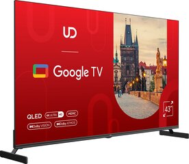 43 colių televizorius UD 43QGU7210S 4K Ultra HD, Q-LED, DVB-T/T2/C kaina ir informacija | Televizoriai | pigu.lt