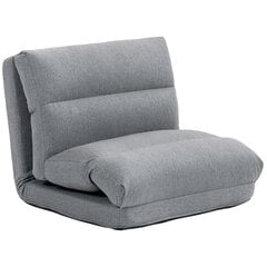 Sulansktoma sofa-lova Homocom, pilka kaina ir informacija | Sofos | pigu.lt