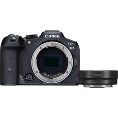 Canon EOS R7 + Mount Adapter EF-EOS R kaina ir informacija | Skaitmeniniai fotoaparatai | pigu.lt