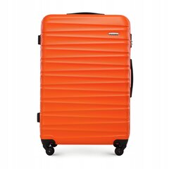 WITTCHEN didelis oranžinis ABS lagaminas kaina ir informacija | Lagaminai, kelioniniai krepšiai | pigu.lt