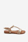 Women's Flat Sandals With Straps S.Barski KV27-010 Gold 32534-21 цена и информация | Basutės moterims | pigu.lt