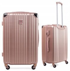 Kietas vidutinis lagaminas RGL ABS 735 54 l kaina ir informacija | Lagaminai, kelioniniai krepšiai | pigu.lt