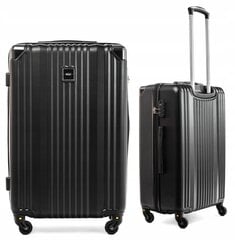 Kietas vidutinis lagaminas RGL ABS 735 54 l kaina ir informacija | Lagaminai, kelioniniai krepšiai | pigu.lt