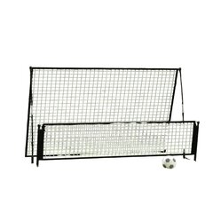 2-1 Futbolo vartai su atmušimo sienele, 202x104x120cm, plienas kaina ir informacija | Futbolo vartai ir tinklai | pigu.lt