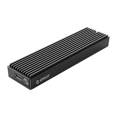 Корпус SDD M.2 Orico, NVME, USB-C 3.1 Gen.2, 10Gbps (черный) цена и информация | Адаптеры, USB-разветвители | pigu.lt