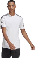 Futbolo marškinėliai Adidas Squadra 21 JSY, XXL, balti kaina ir informacija | Futbolo apranga ir kitos prekės | pigu.lt