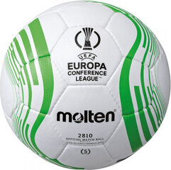 Futbolo kamuolys Molten UEFA Europos konferencijų lyga 2021/22 F5C5000 цена и информация | Футбольные мячи | pigu.lt