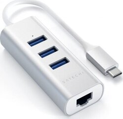 Satechi ST-TC2N1USB31AS цена и информация | Адаптеры, USB-разветвители | pigu.lt