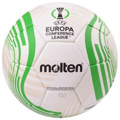 Futbolo kamuolys Molten UEFA Europa Conference League 2022/23 Replica of the F5C3400, 5 dydis цена и информация | Футбольные мячи | pigu.lt