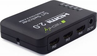 Jungiklis Techly HDMI 2.0 5x1 4K*60Hz HDR kaina ir informacija | Adapteriai, USB šakotuvai | pigu.lt