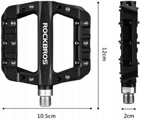 Dviračio pedalai Rockbros, 2 vnt. kaina ir informacija | Kitos dviračių dalys | pigu.lt