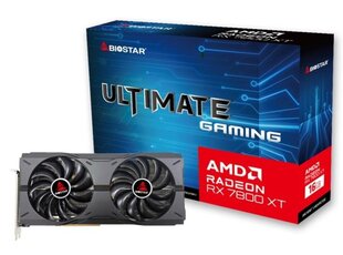 Biostar Radeon RX7800XT (VA7806XMP2) kaina ir informacija | Vaizdo plokštės (GPU) | pigu.lt