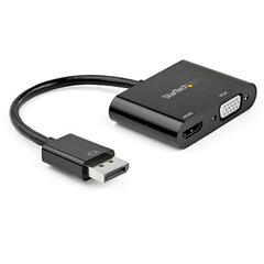 Адаптер Display Port—HDMI/VGA Startech DP2VGAHD20           4K Ultra HD Чёрный цена и информация | Адаптеры, USB-разветвители | pigu.lt