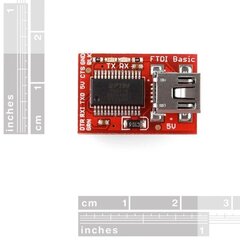 Keitiklis USB-UART FTDI 5 V miniUSB, SparkFun DEV-09716 kaina ir informacija | Adapteriai, USB šakotuvai | pigu.lt