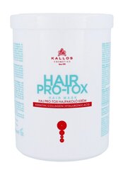 Маска для волос Kallos Cosmetics Hair Pro-Tox, 1000 мл цена и информация | Средства для укрепления волос | pigu.lt