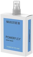 Kaukė dažytiems, balintiems ar tiesintiems plaukams Selective Professional POWERPLEX SPRAY MASK 150 ml kaina ir informacija | Priemonės plaukų stiprinimui | pigu.lt