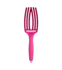 Plaukų šepetys Olivia Garden Fingerbrush Combo Medium Pink, 1 vnt kaina ir informacija | Šepečiai, šukos, žirklės | pigu.lt