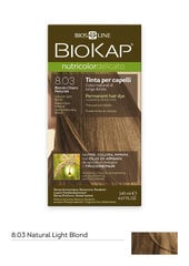 Plaukų dažai BioKap Blond natural light 8.03, 140 ml kaina ir informacija | Plaukų dažai | pigu.lt