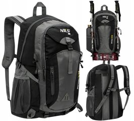 Походный рюкзак Nils Camp, 40 л, черный/серый цена и информация | Туристические, походные рюкзаки | pigu.lt