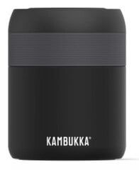 Maisto indelis Kambukka Bora 600 ml, Matte Black, 11-06010 kaina ir informacija | Termosai, termopuodeliai | pigu.lt