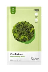 make p:rem - Comfort Me. Moss Calming Mask, 28ml - raminanti lakštinė kaukė kaina ir informacija | Veido kaukės, paakių kaukės | pigu.lt