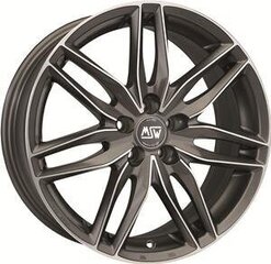 Msw 24 Gun metal poliert 8.0R17 5X115/40 70.2 kaina ir informacija | Ratlankiai | pigu.lt