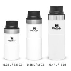 Термокружка The Trigger-Action Travel Mug Classic 0.25 л, белая цена и информация | Термосы, термокружки | pigu.lt