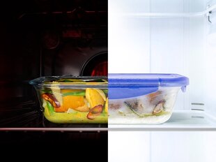 PYREX karščiui atsparus indas Cook &amp; Go, 30,6x23,3 cm, 3,4 l kaina ir informacija | Kepimo indai, popierius, formos | pigu.lt