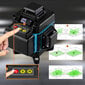 Lazerinis gulsčiukas, kryžminis lazeris 360 HIKEY + taikiklio plokštelė, trikojis, akiniai цена и информация | Mechaniniai įrankiai | pigu.lt