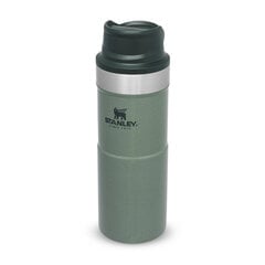 Stanley terminis puodelis The Trigger-Action Travel Mug Classic, 0.35 l, žalias kaina ir informacija | Termosai, termopuodeliai | pigu.lt