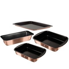 Berlinger Haus kepimo formų rinkinys Metallic Line Rose Gold Edition, 4 vnt kaina ir informacija | Kepimo indai, popierius, formos | pigu.lt