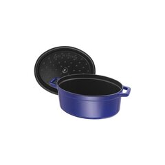 Кастрюля чугунная овальная Staub 40510-288-0, синяя, 4,2 л цена и информация | Кастрюли, скороварки | pigu.lt