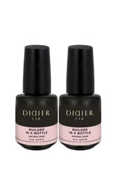 Rinkinys Didier Lab Builder Gel in a bottle Natural Rose, 2 vnt. x 15ml kaina ir informacija | Nagų lakai, stiprintojai | pigu.lt