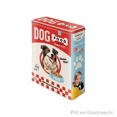 Металлическая банка / XL /3D Dog Food цена и информация | Посуда для хранения еды | pigu.lt