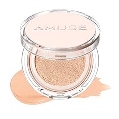 AMUSE SKIN TUNE VEGAN COVER CUSHION 01 FAIR TUNE SPF 45 PA+++, 15g цена и информация | Пудры, базы под макияж | pigu.lt