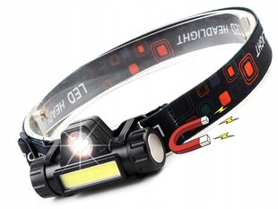 Įkraunamas LED galvos prožektorius 4in1 su magnetu цена и информация | Фонарики, прожекторы | pigu.lt