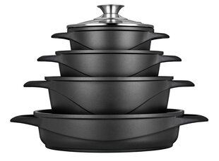 Smile MGK-17 soup pot Black Aluminium цена и информация | Кастрюли, скороварки | pigu.lt