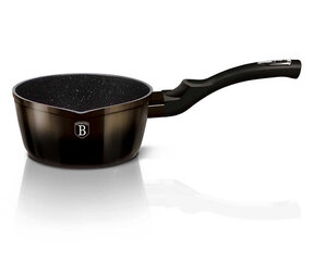 Berlinger Haus кастрюля Saucepan 16 см, 1.2 Л, BH/6602 Metallic Line Shiny Black Edition цена и информация | Кастрюли, скороварки | pigu.lt