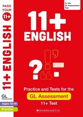 11plus English Practice and Test for the GL Assessment Ages 10-11 kaina ir informacija | Knygos paaugliams ir jaunimui | pigu.lt