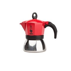 Кофеварка MOKA Bialetti Induction на 4 чашки, красная цена и информация | Чайники, кофейники | pigu.lt