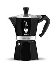 Эспрессо-машина Bialetti Moka Express Stovetop, черная, 6 чашек цена и информация | Чайники, кофейники | pigu.lt